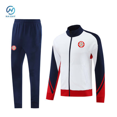 Ελαφριά υγρασία-Wicking φανέλα ποδοσφαίρου με το λογότυπο της ομάδας και το βάρος ύφασμα 145gm